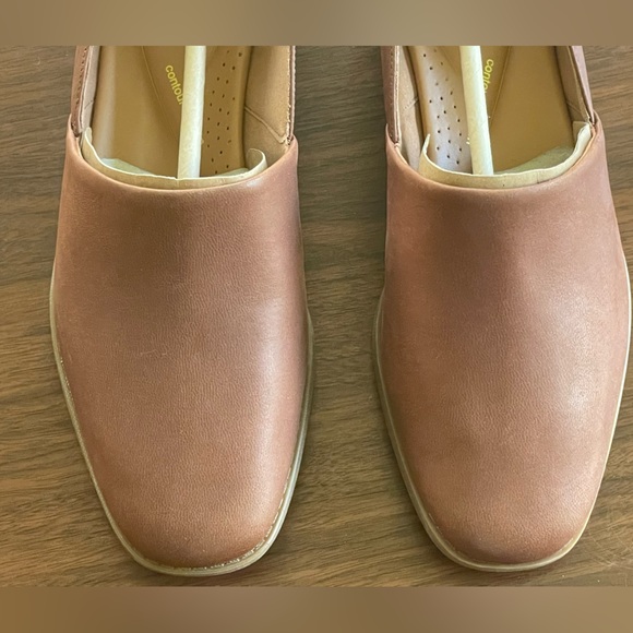 Clarks Pure Belle Slip On Leather Shoes 8M NIOB - Picture 9 of 13